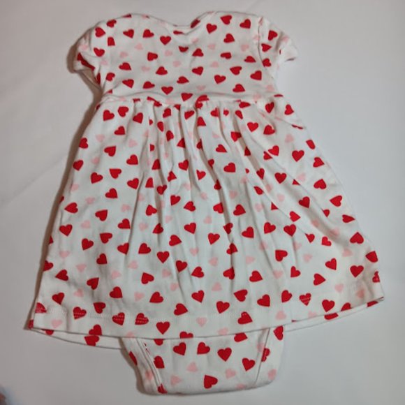 Just One You by Carters Matching Bodysuit Dress and Cardigan, 12M - Picture 2 of 4
